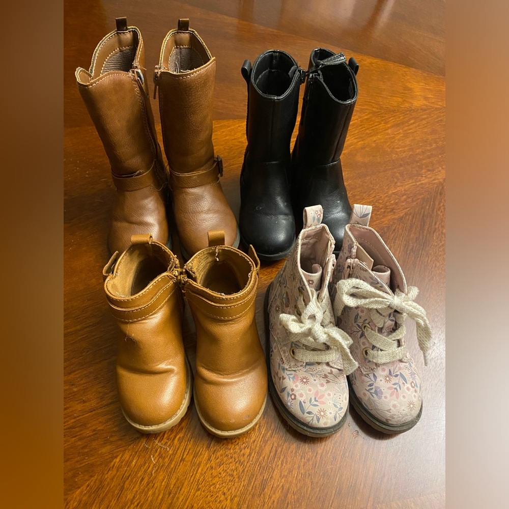 Toddler girl boot bundle